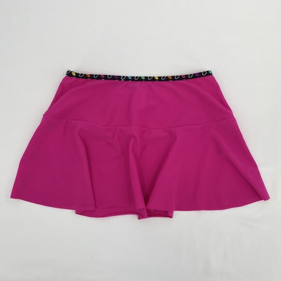 Girl's Stretch Elastic Waist Pull-On Swimwear Swim Skirt Pink Size 12 - Picture 1 of 7